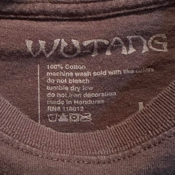 Wu-Tang Clan Shaolin Tee Black and Gold Graphic Logo vintage licensed 2014 - Picture 2 of 6